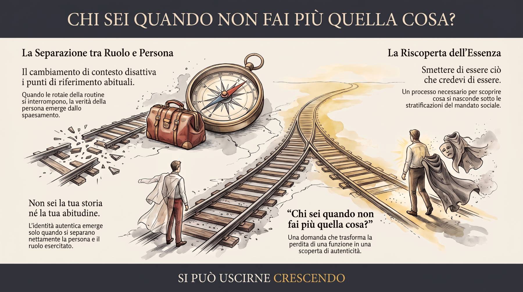 Chi sei quando non fai più quella cosa? — serata del Corpus Sibaldianum del 10 settembre 2026.