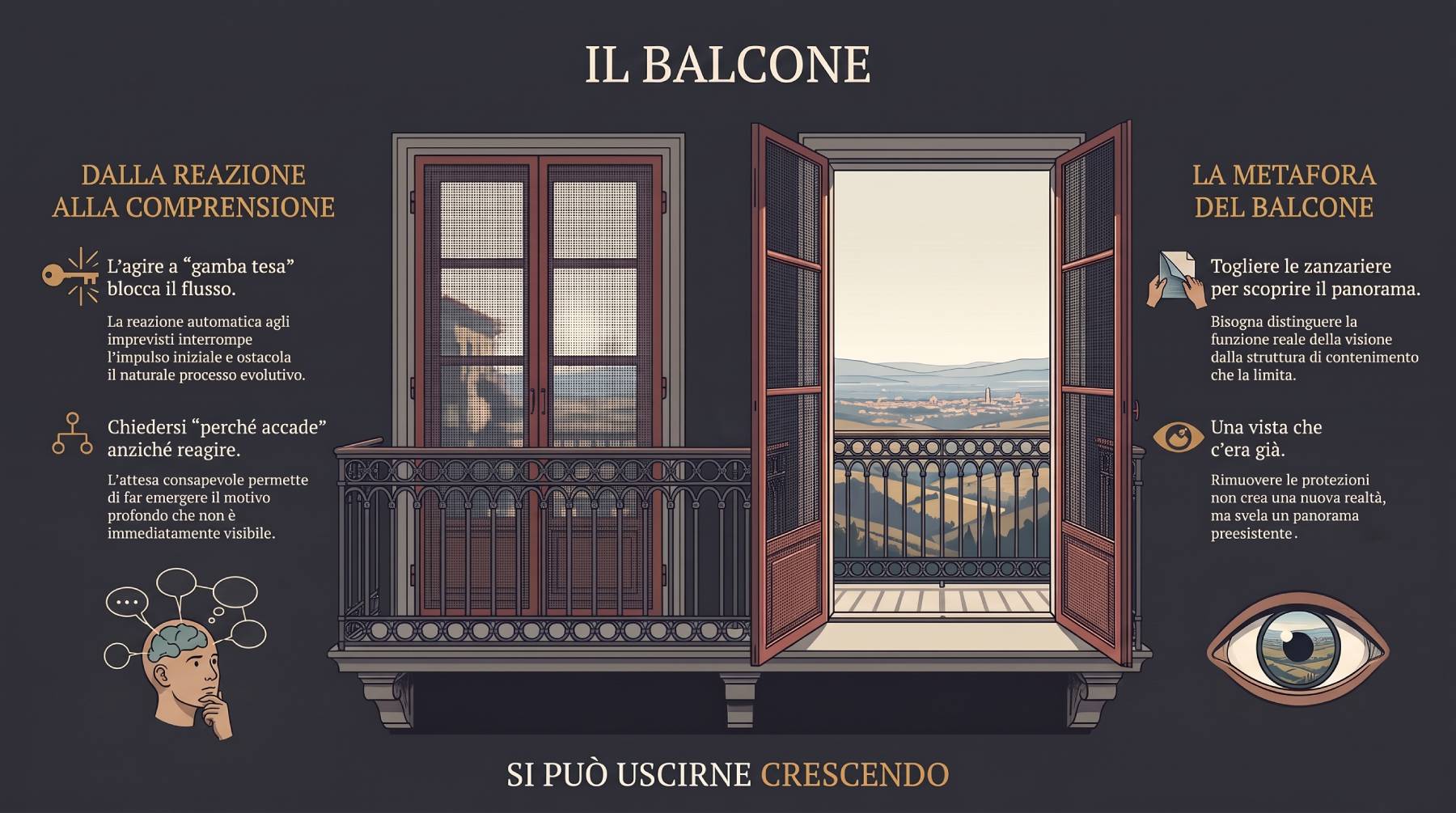 Il balcone — serata del Corpus Sibaldianum del 24 settembre 2026.