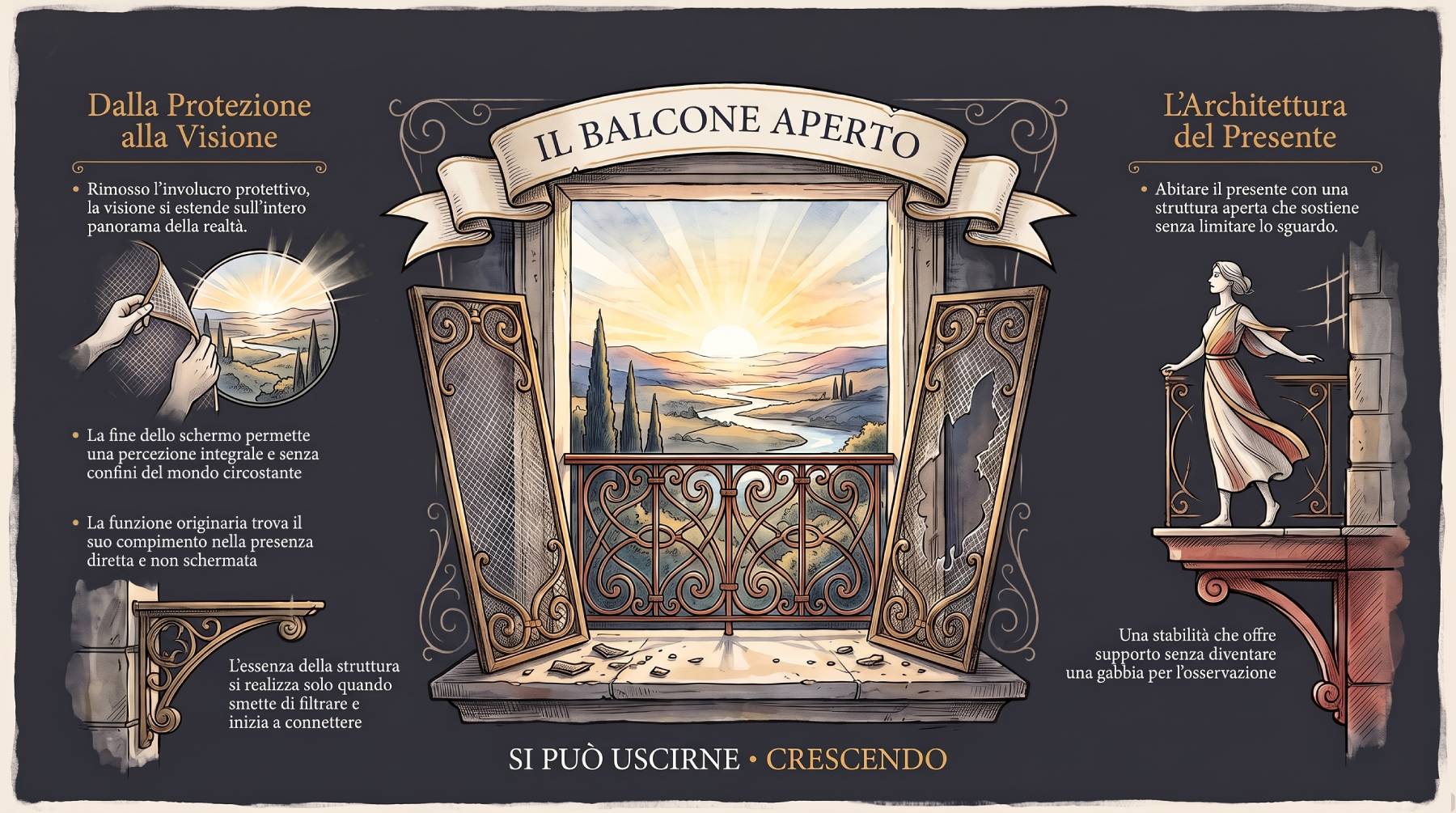 Il balcone aperto — serata del Corpus Sibaldianum del 24 settembre 2026.