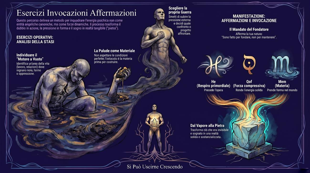 Infografica # 16 HaQaMiYaH: esercizi, affermazioni e invocazione.