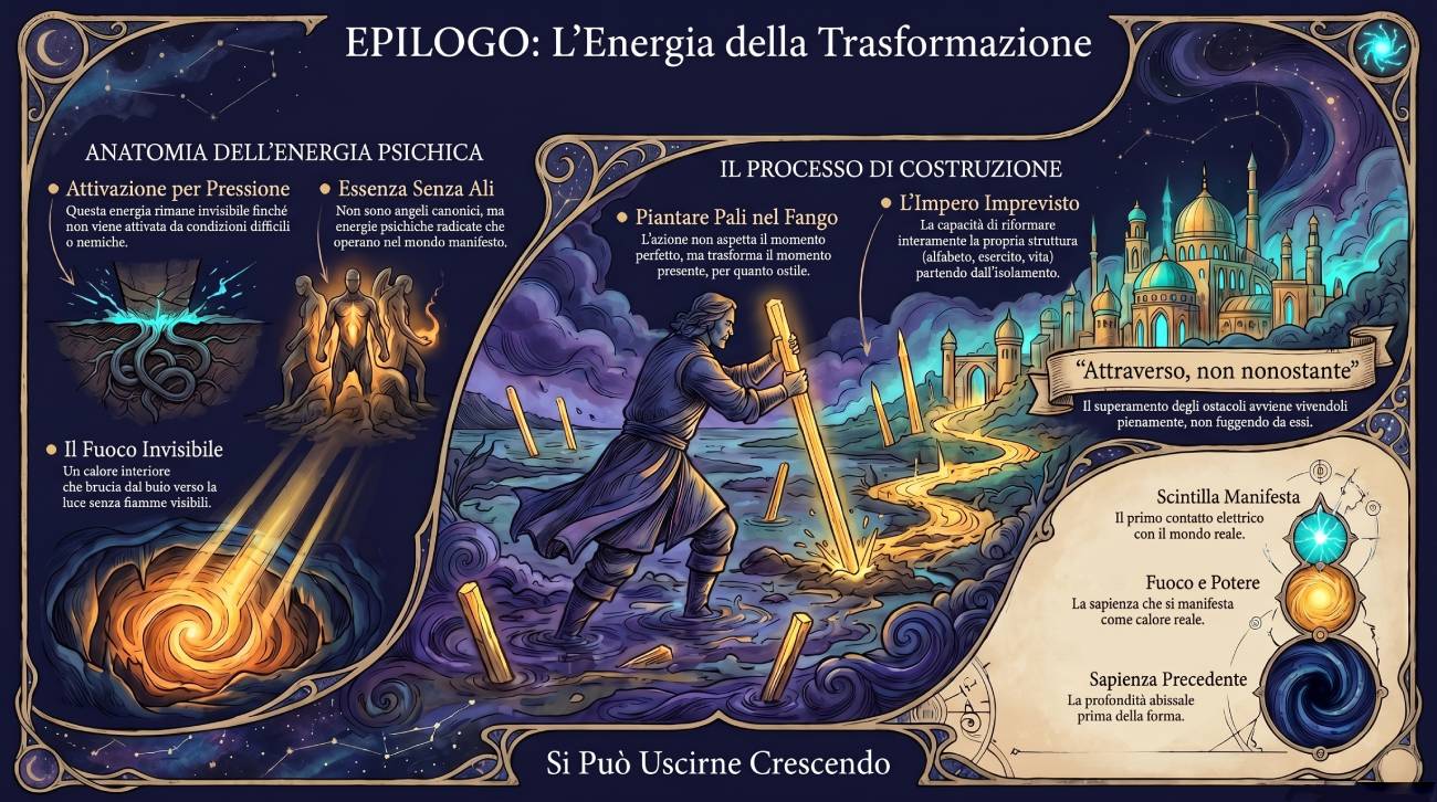 Infografica Epilogo # 16 HaQaMiYaH: l'energia della trasformazione.