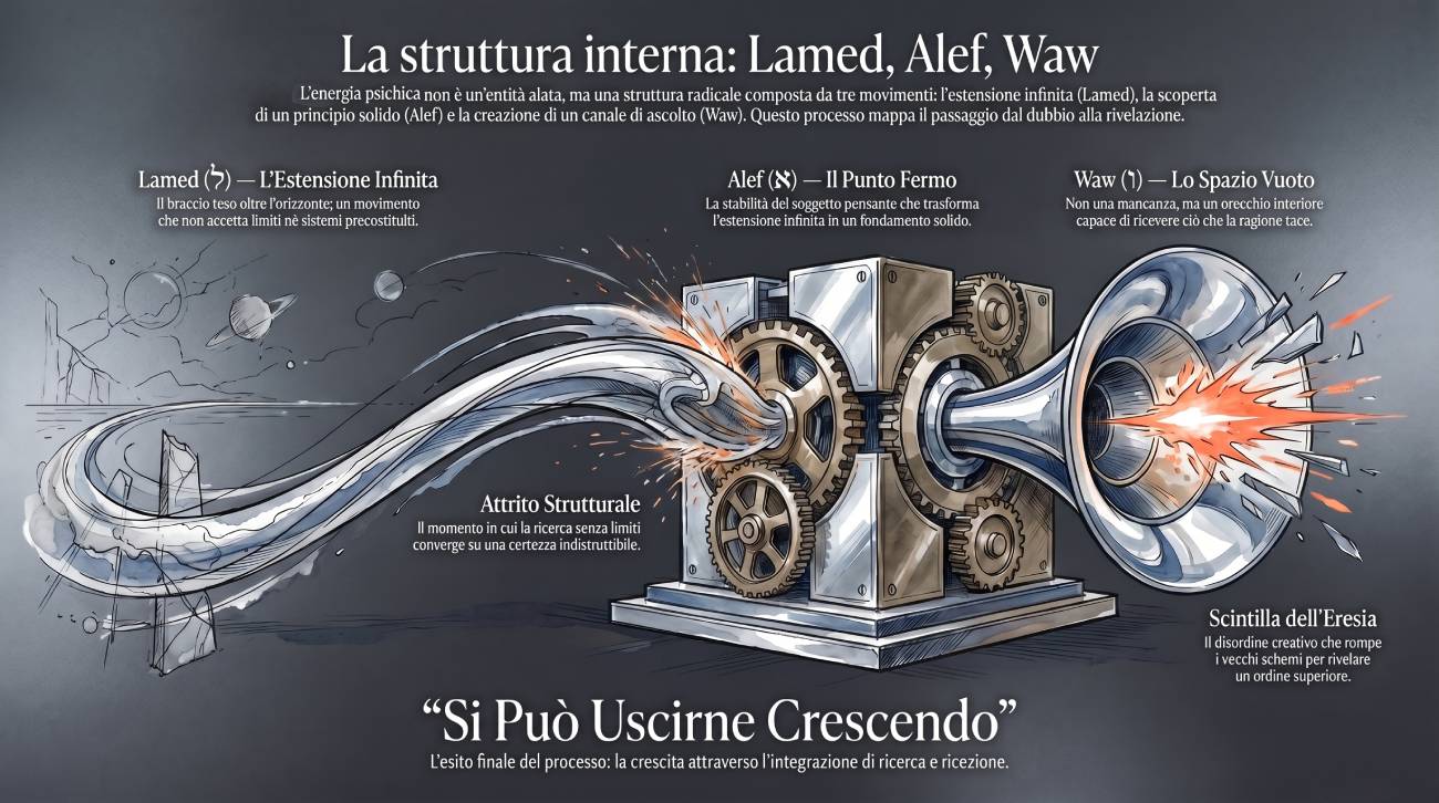 Parte II — struttura interna: Lamed, Alef, Waw
