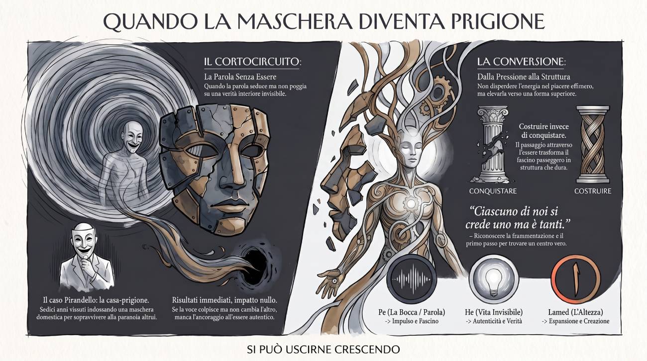 Infografica Parte I # 20 PeHaLiYaH: quando la maschera diventa prigione.