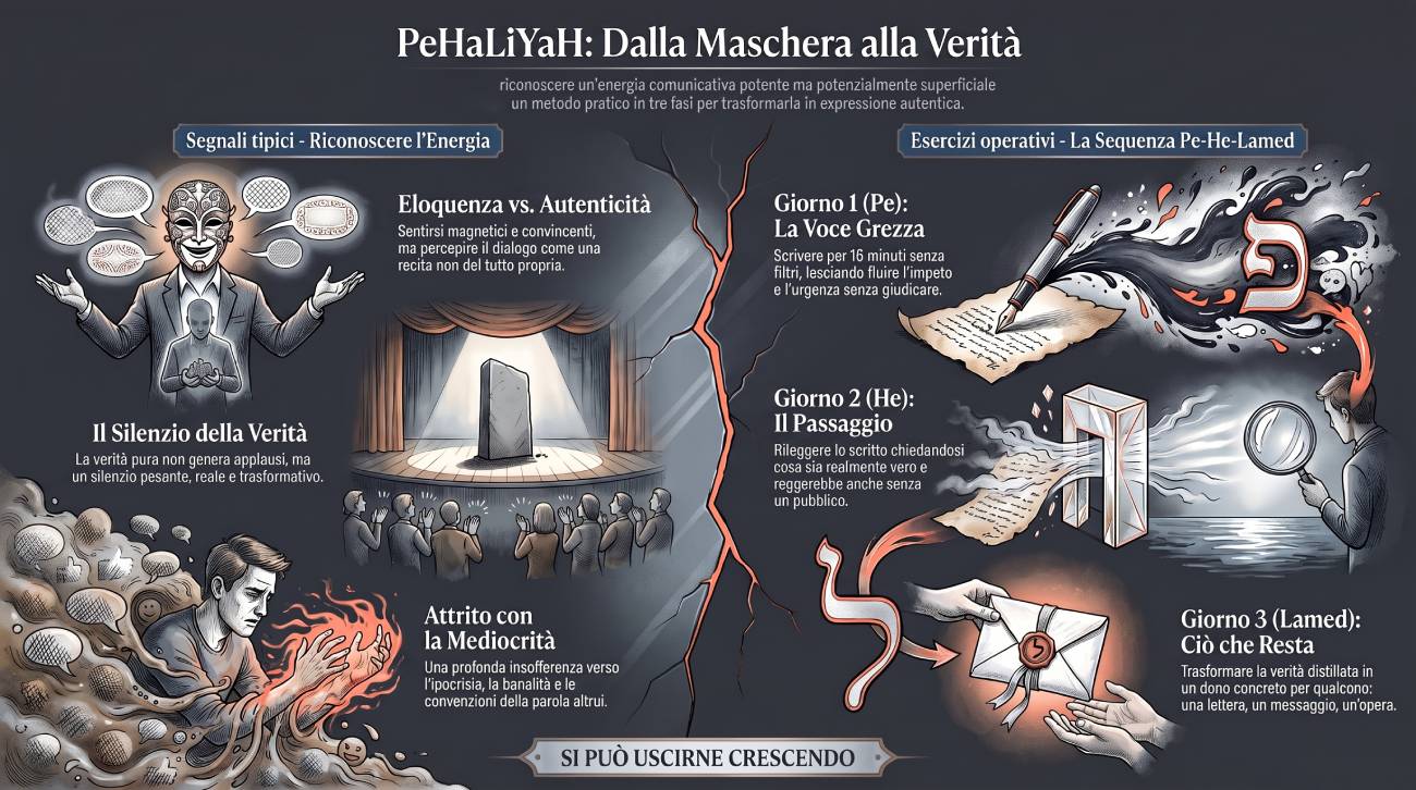 Infografica # 20 PeHaLiYaH: dalla maschera alla verità.