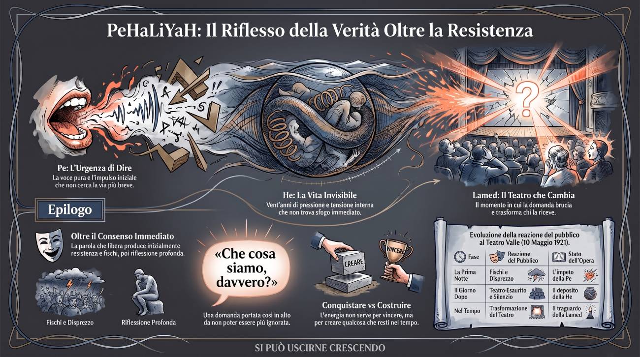 Infografica Epilogo # 20 PeHaLiYaH: verità oltre la resistenza.