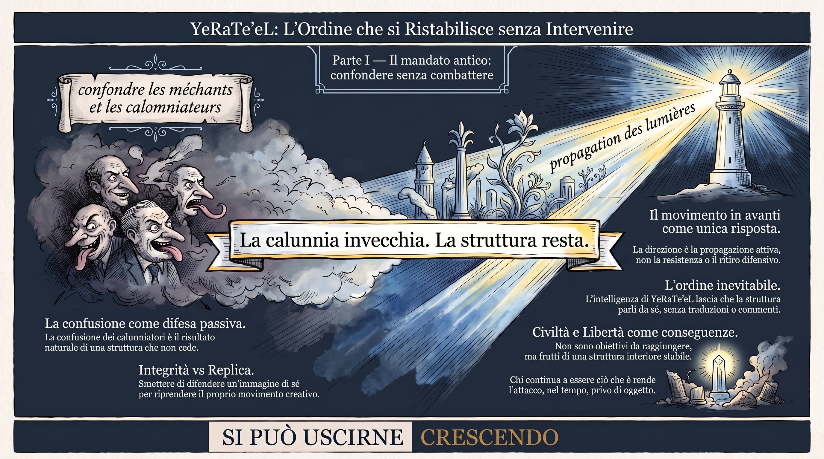Parte I - Il mandato antico: confondere senza combattere