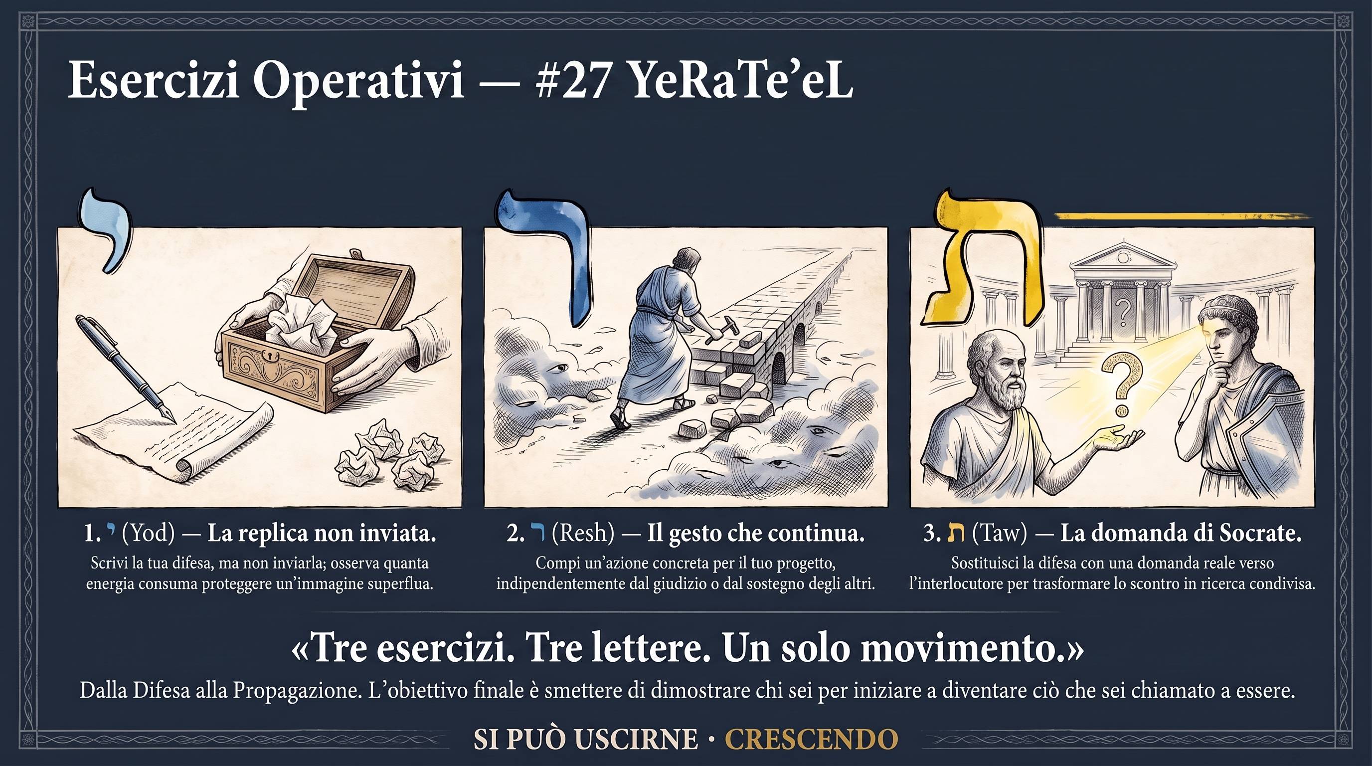 Esercizi per lavorare con l'energia di YeRaTeʼeL