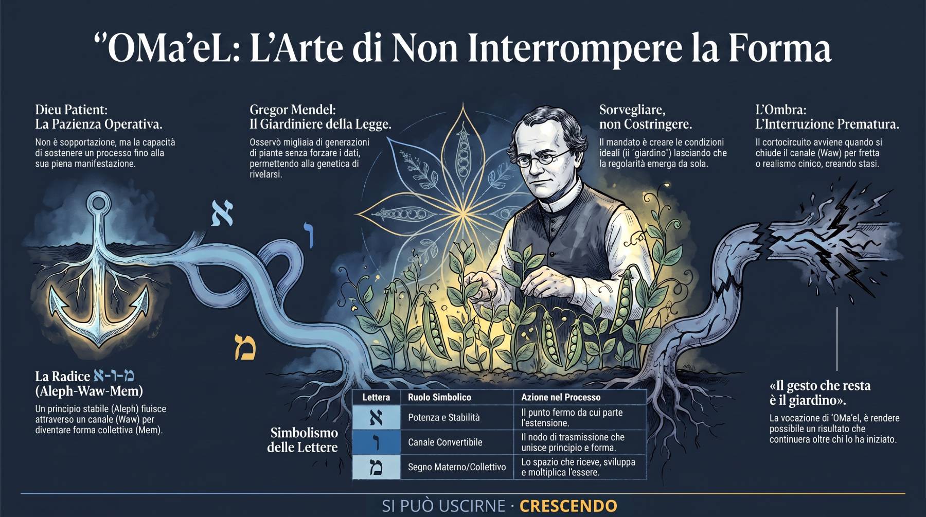Doppia Lente #30 ʼOMaʼeL: quattro sguardi sull'angelo — Lenain, Sibaldi, Corpus, lettere.