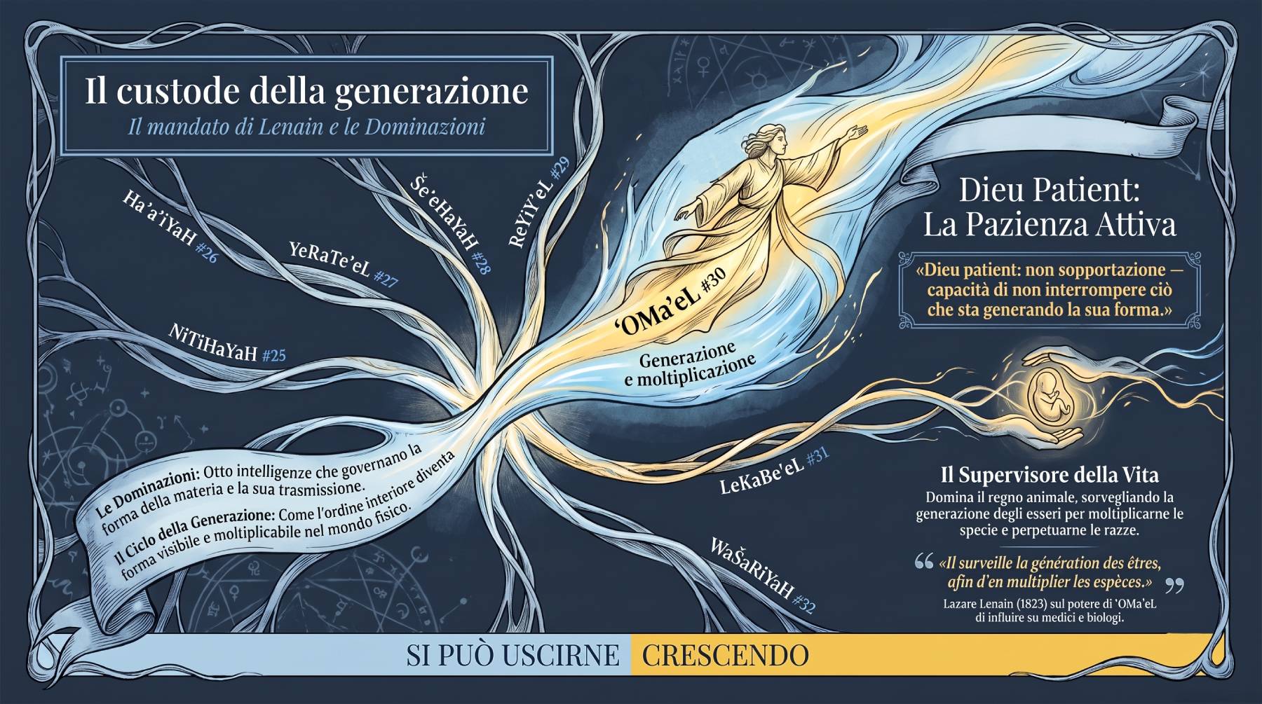Il mandato di ʼOMaʼeL secondo Lenain: il regno animale, la generazione e la moltiplicazione delle specie.