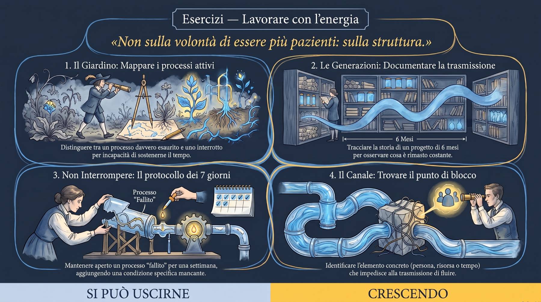 Esercizi per lavorare con l'energia di ʼOMaʼeL: creare le condizioni, sostenere il processo, riconoscere la generazione.