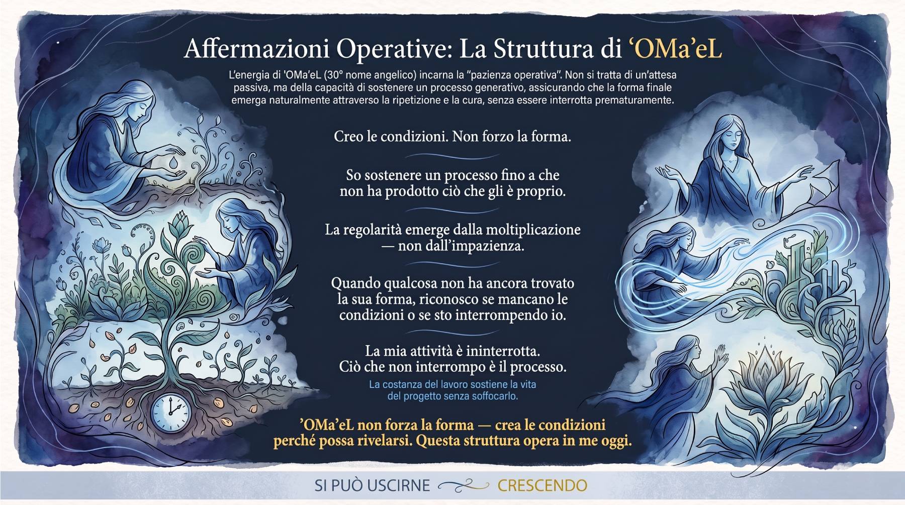 Affermazioni operative per lavorare con la struttura di ʼOMaʼeL.