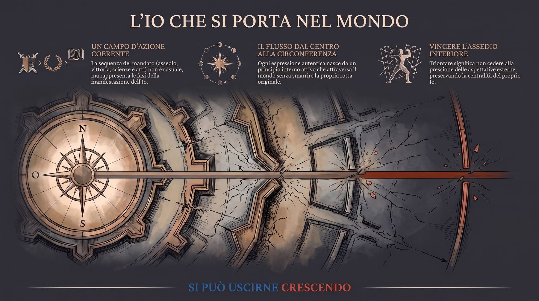 Parte I — ʼANiYʼeL: il mandato di Lenain e la struttura del campo — vittoria, scienze, arti, riconoscimento come sequenza coerente.
