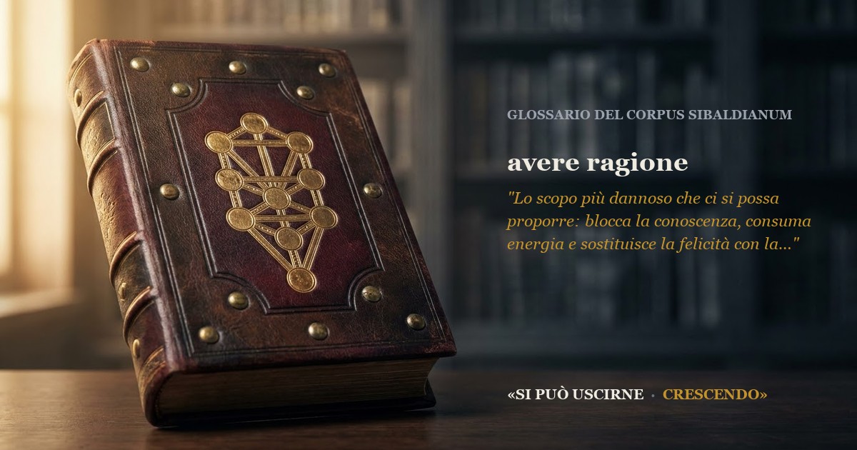Immagine di copertina — avere ragione