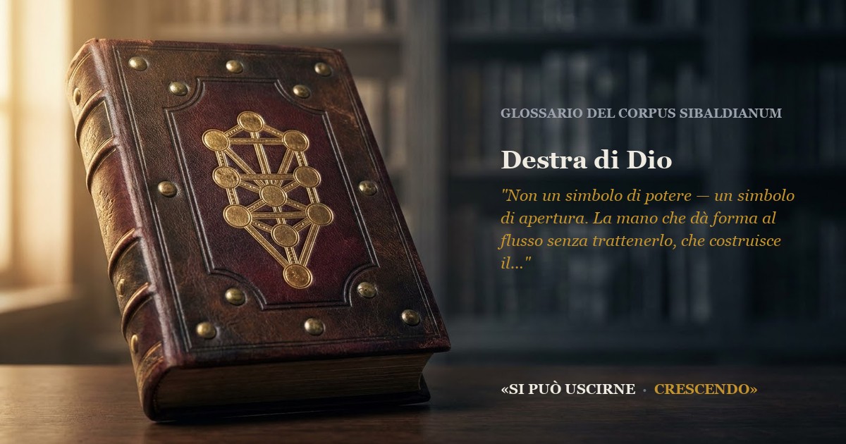 Immagine di copertina — Destra di Dio («La droite de Dieu»)