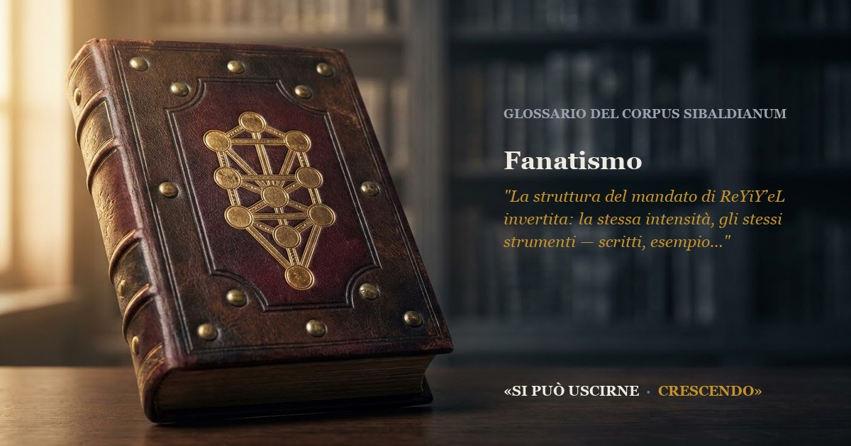 Immagine di copertina — Fanatismo («fanatisme»)