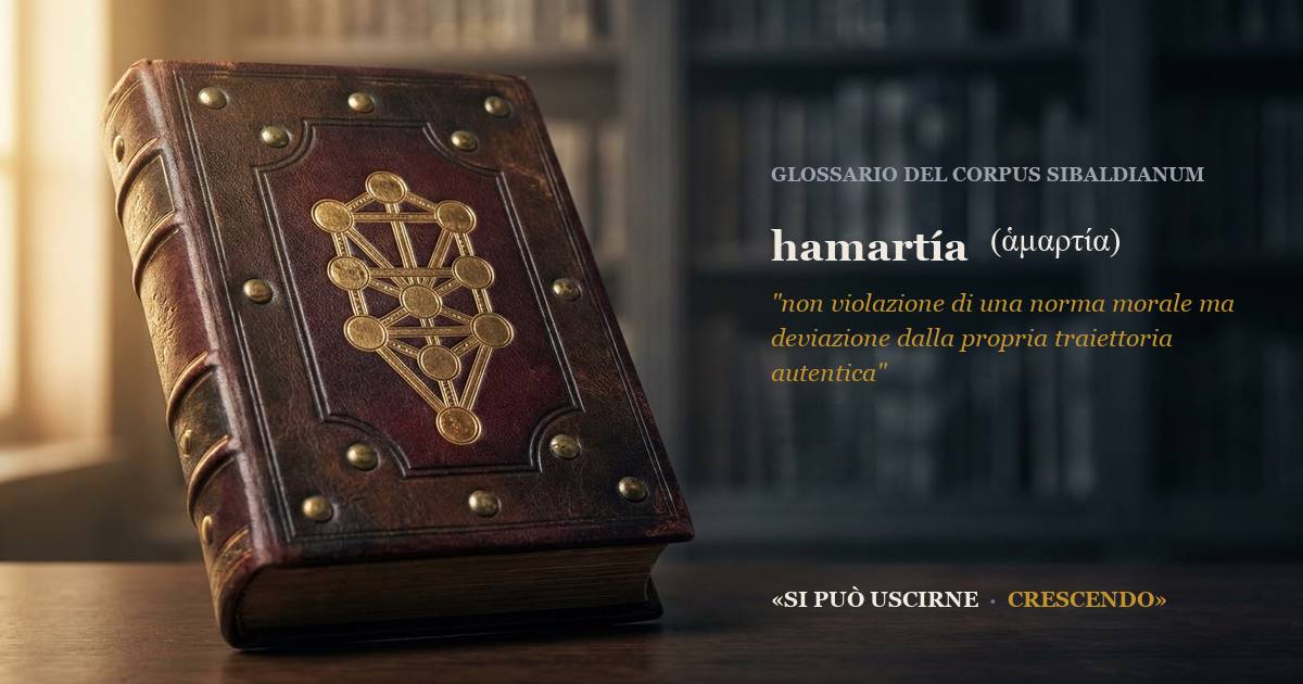 Immagine di copertina — hamartía (ἁμαρτία)