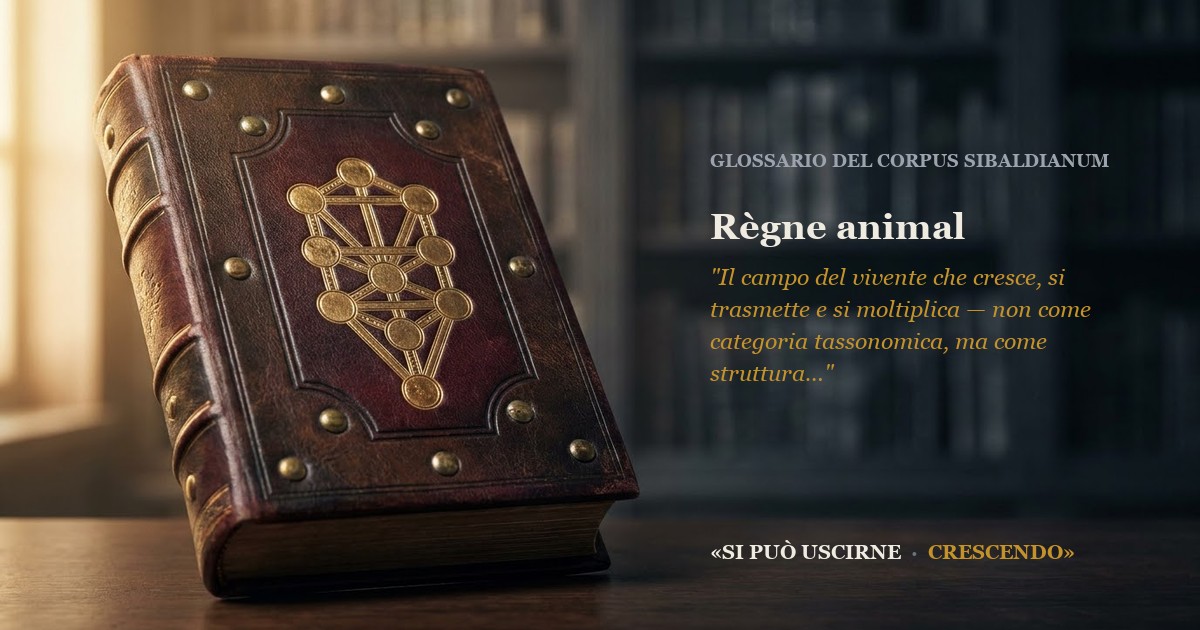 Immagine di copertina — Règne animal («regno animale»)