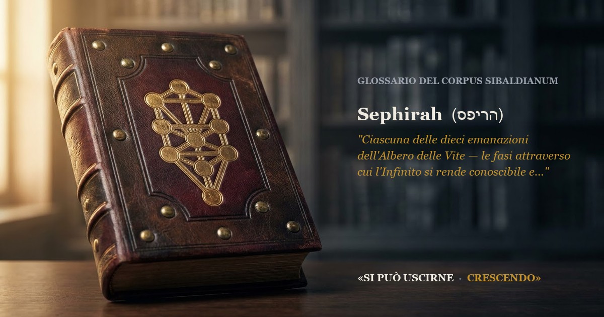 Immagine di copertina — Sephirah (ספירה)